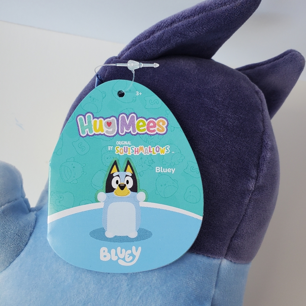 BLUEY HugMees Blue Dog Cartoon Character Original Squishmallow by Kelly Toy - Picture 3 of 9